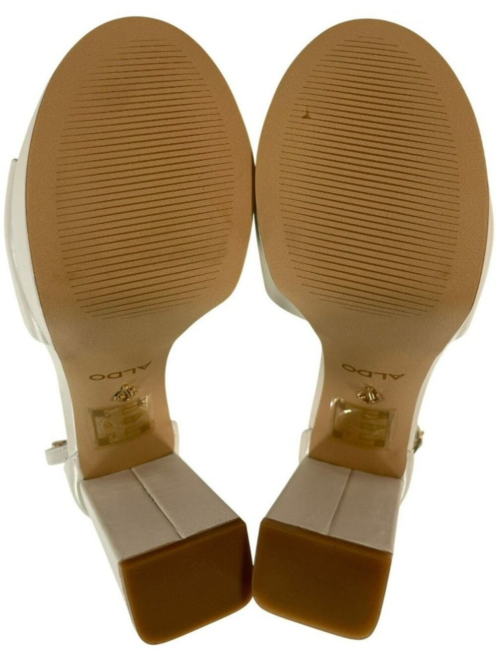 Aldo Anaegyn 2.0 White Block Heel Platform Sandals Women's Size 8.5 MSRP$130 NEW - Picture 8 of 11